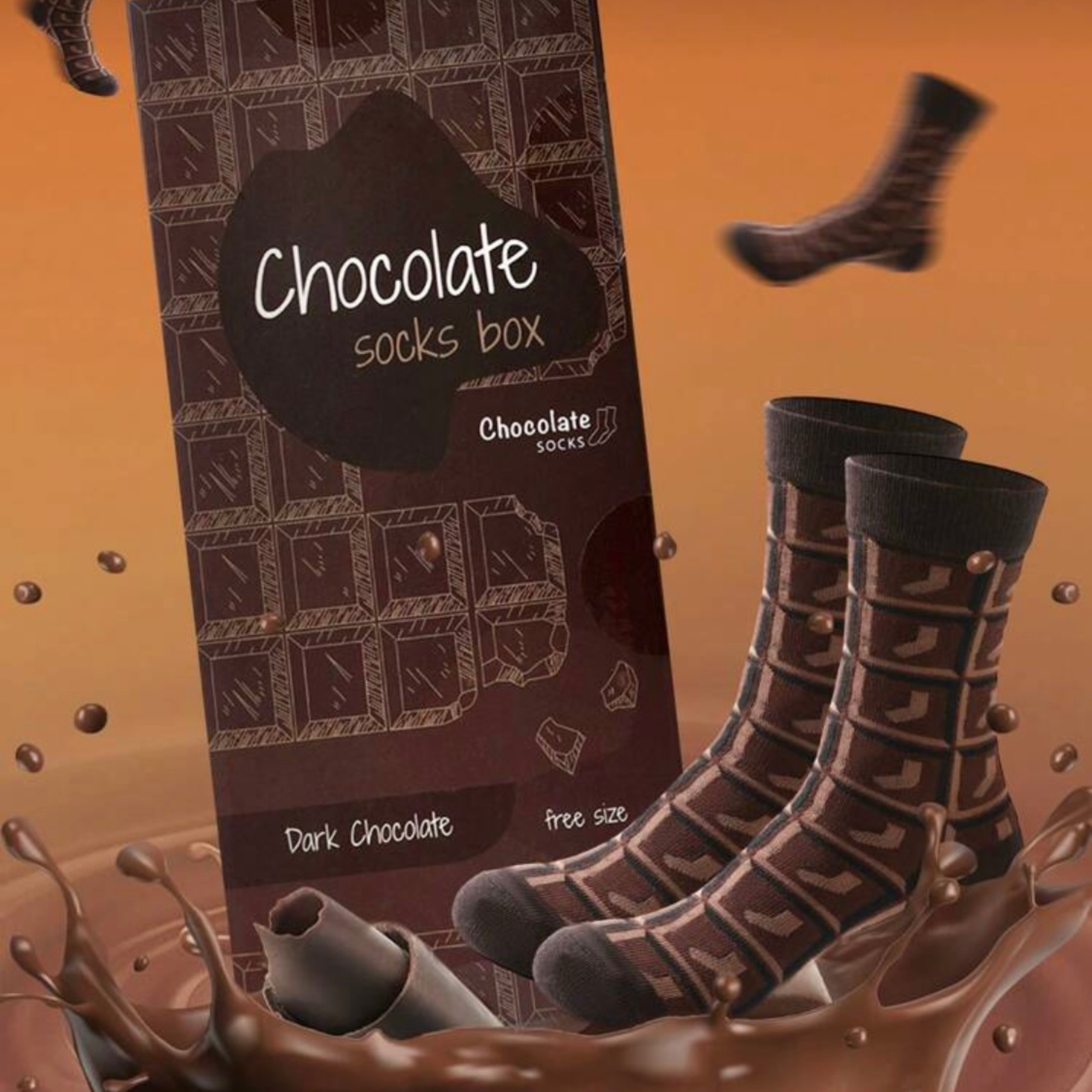 Chocolate socks
